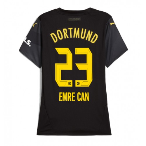 Fotballdrakt Dame Borussia Dortmund Emre Can #23 Bortedrakt 2024-25 Kortermet